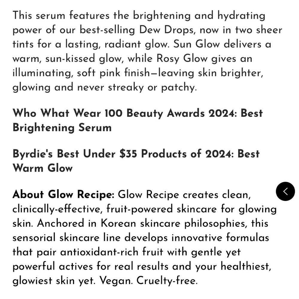 Glow Recipe Watermelon Glow Niacinamide Hue Drops in Sun Glow - Picture 6 of 6